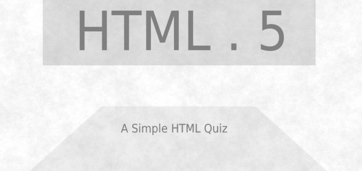 Sample HTML Quiz